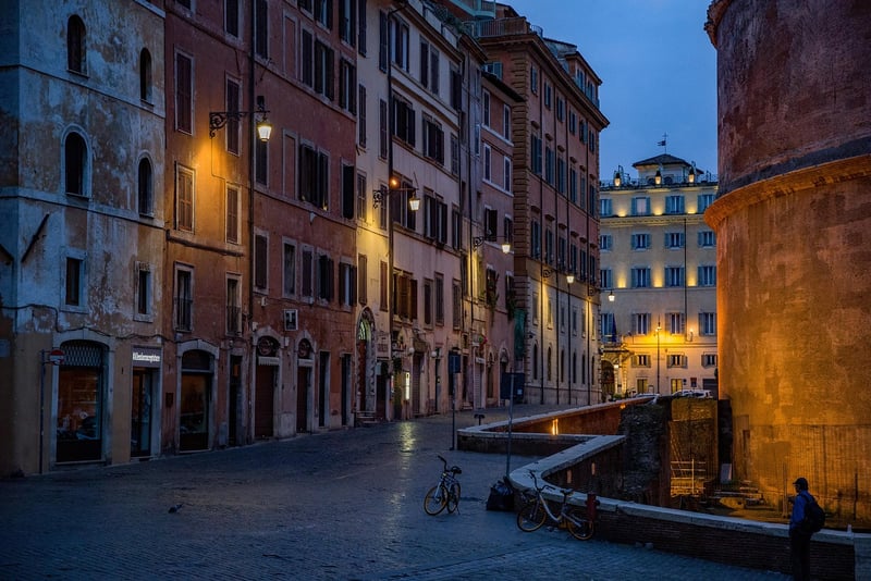 Historical Streets of Rome, Italy